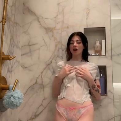 Noemie Lili Onlyfans Wet Shirt Shower Video Leaked
