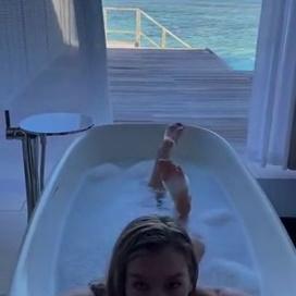 Heyhorny “Taking” A Bath