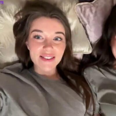 Emily Black Dildo Masturbation in Bed With Daisy Drew