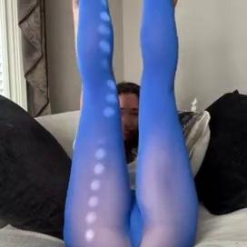 Christina Khalil – Teasing in See Through Clothing