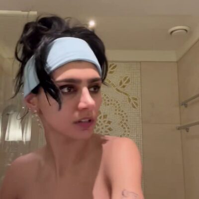 Mia Khalifa Nude Bathroom Prep Video Leaked Leaked Nudes